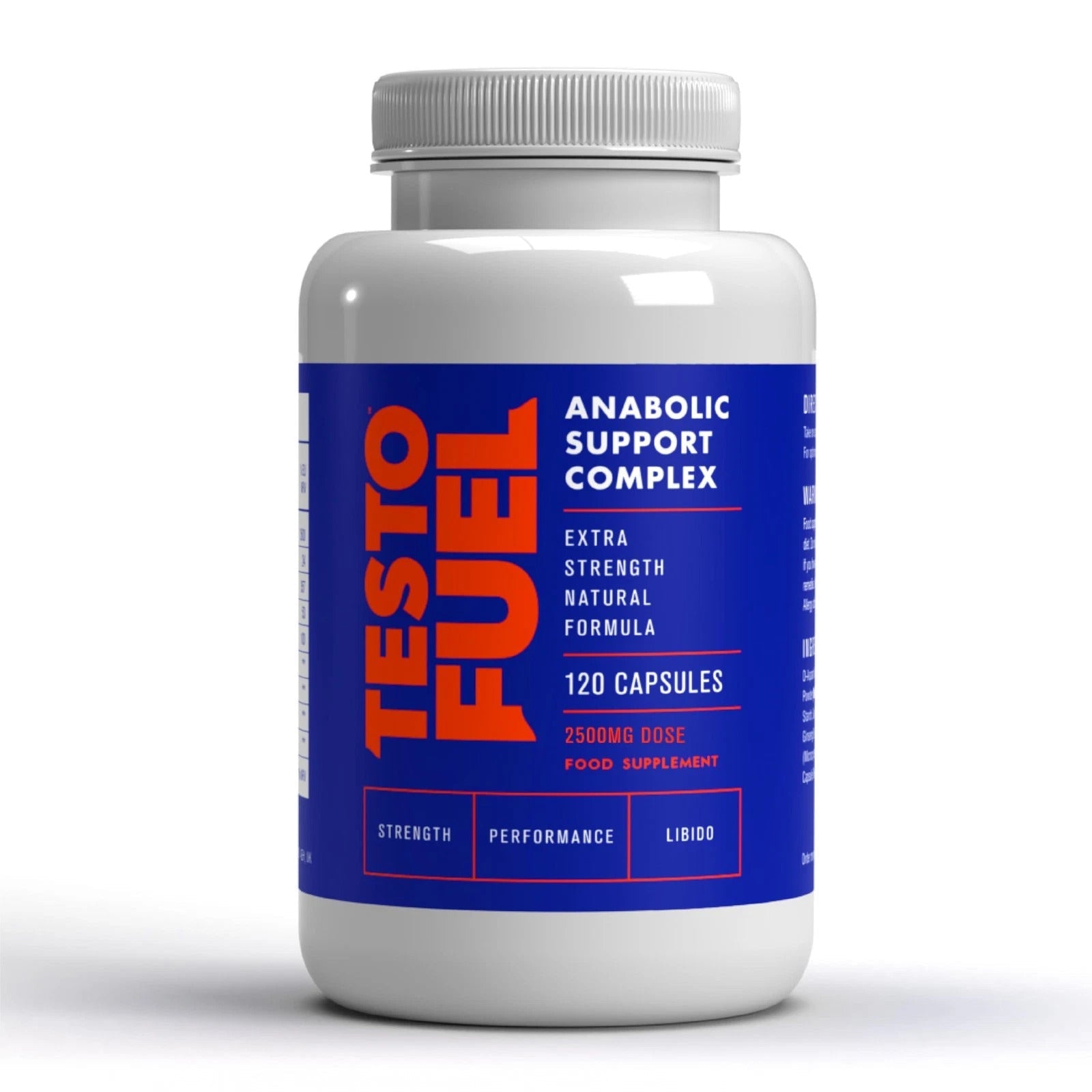 TestoFuel Testosterone Booster – Supports Muscle Growth, Strength & Energy | 120 Pills