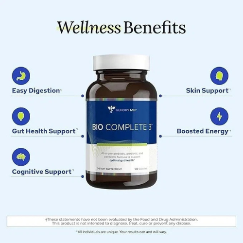 Gundry MD Bio Complete 3 Supplement 60 Capsules Optimal Gut Health Brand new